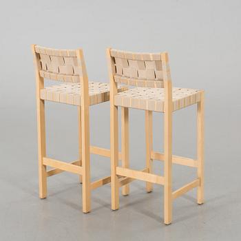 ALVAR AALTO, a pair of bar stools.