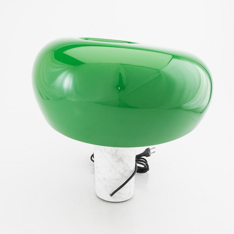 Achille & Pier Giacomo Castiglioni, "Snoopy" marble  table lamp for Flos designed in 1967.