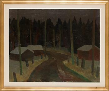 Veikko Vionoja, oil on canvas, signed and dated -53.