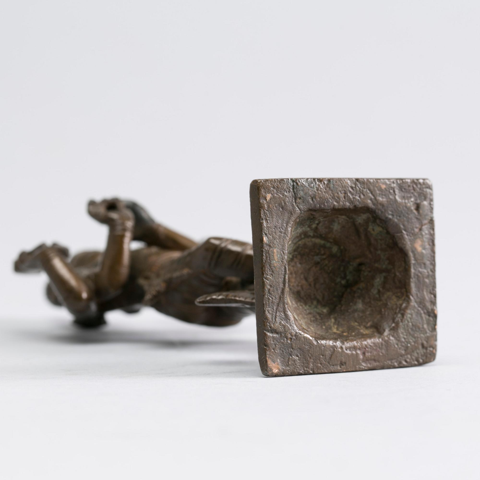 SKULPTUR, brons. Nepal/Indien, 1900-tal.