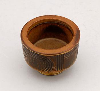 SKÅL, stengods, Farstagods, Wilhelm Kåge, Gustavsberg studio 1949.