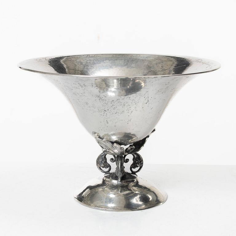 A Swedish silver bowl, mark of K Anderson, Stockholm 1930s.