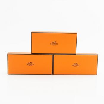 Hermès, dry flies, 3 pcs.