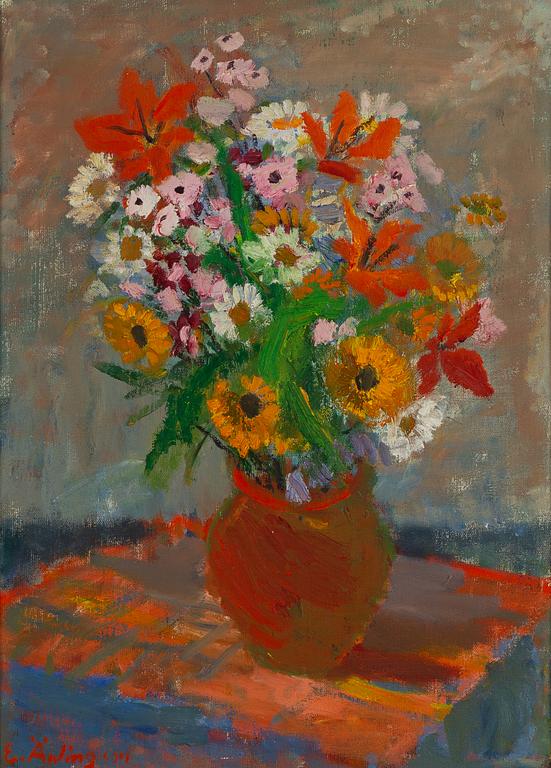 Erling Ärlingsson, Flower Still Life in a Pot.