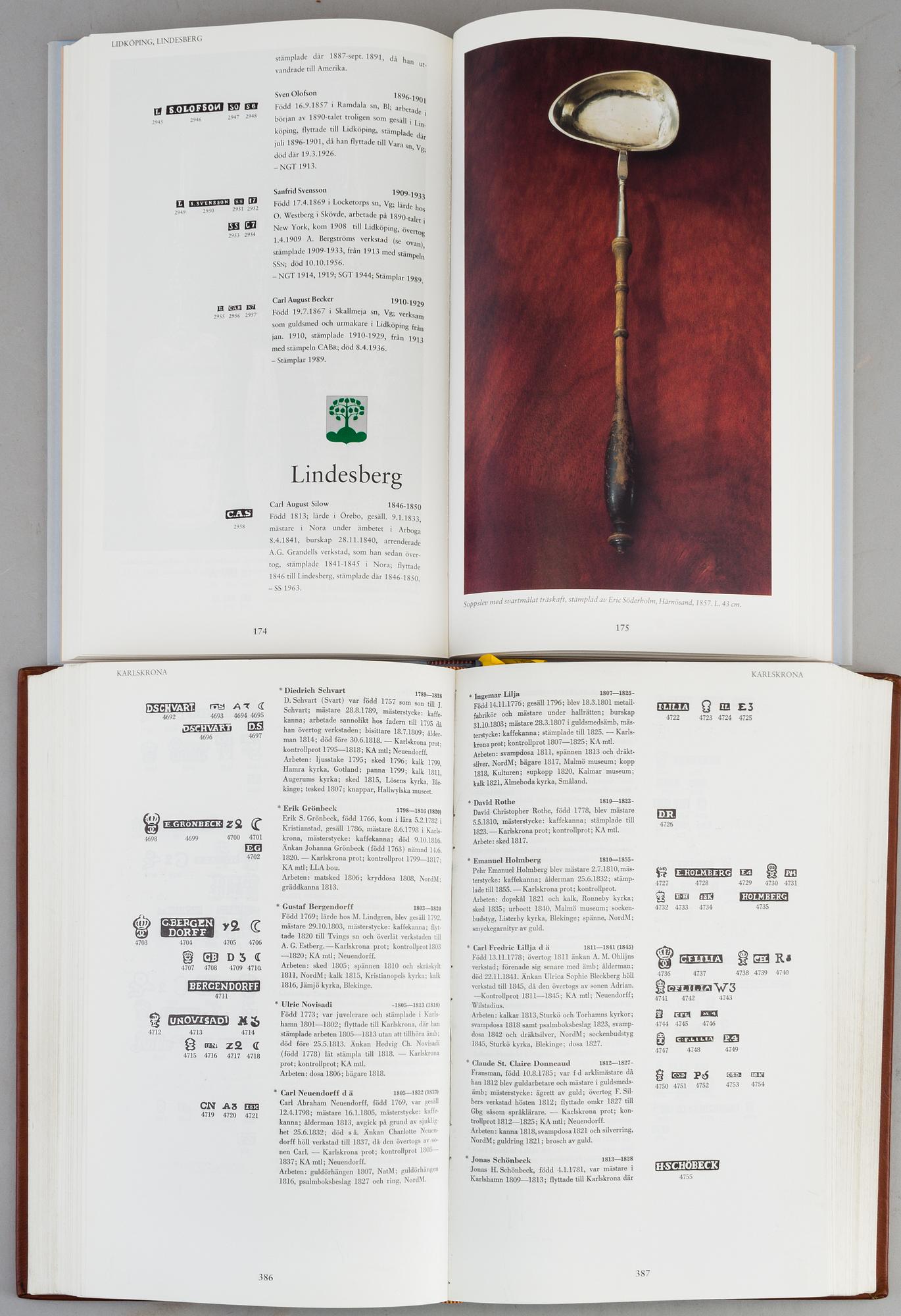 BOOKS, 5 vol. About Jewelry.