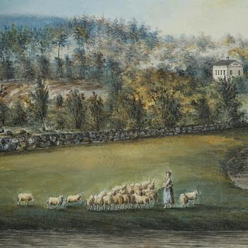 Carl Gustaf Gillberg, Vyer över bruk, ett par.