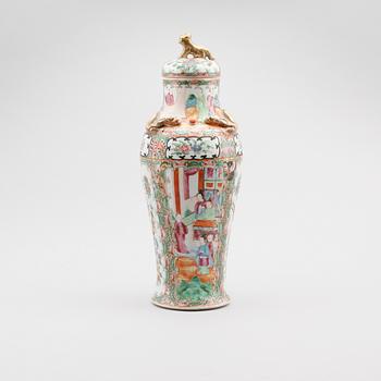 LOCKURNA, porslin, Kina, Kanton, 1800-tal.