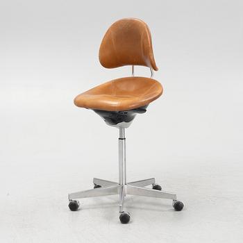 Bruno Mathsson, an office chair, "Saga", second half of the 20th century.