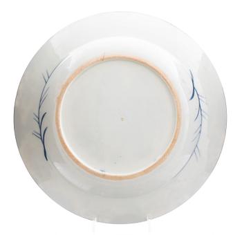 TALLRIKAR, 6 st, porslin, Kina 1800-tal.