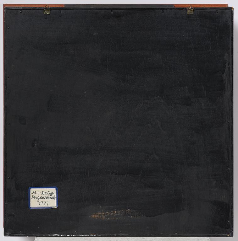 Marie-Louise Ekman, "Skåp med öppen spis och porträtt".