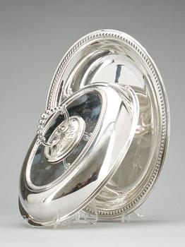 DUBBELKAROTT, nysilver, England 1900-tal.