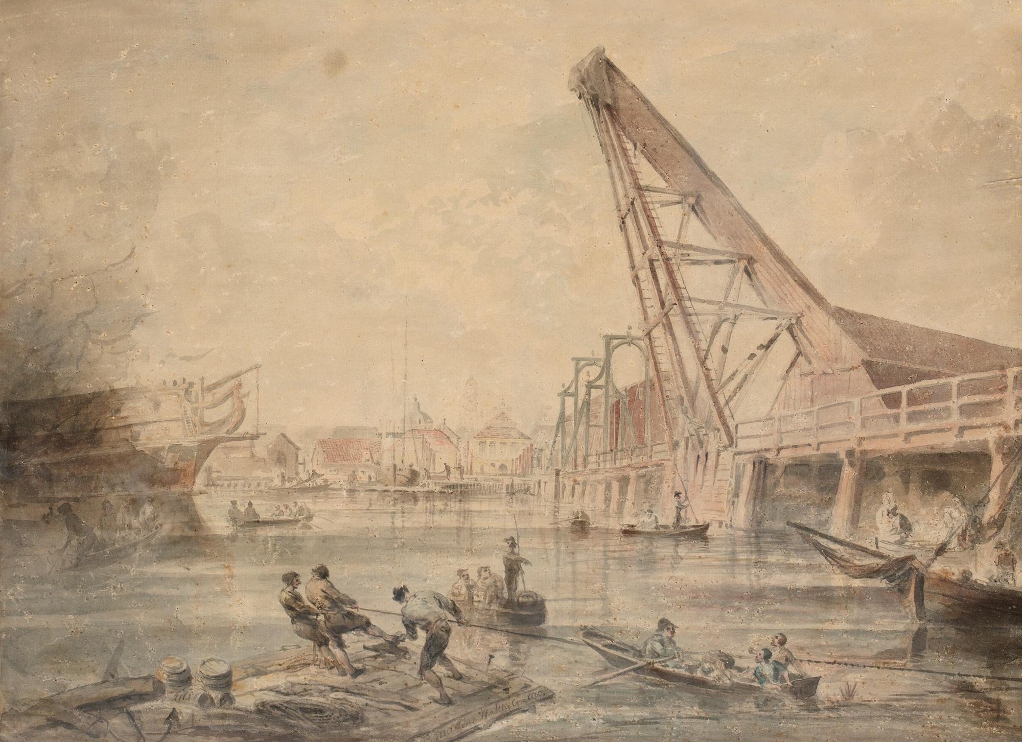 Elias Martin, Galärvarvet, Djurgården.