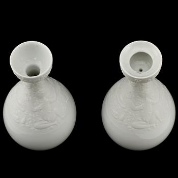 TESERVISDELAR, 12 delar, porslin, "Die Zauberflöte", Björn Wiinblad, Studio Line, Rosenthal, 1900-tal.