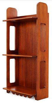 713. A Josef Frank mahogany wall shelf, Svenskt Tenn, model 2085.
