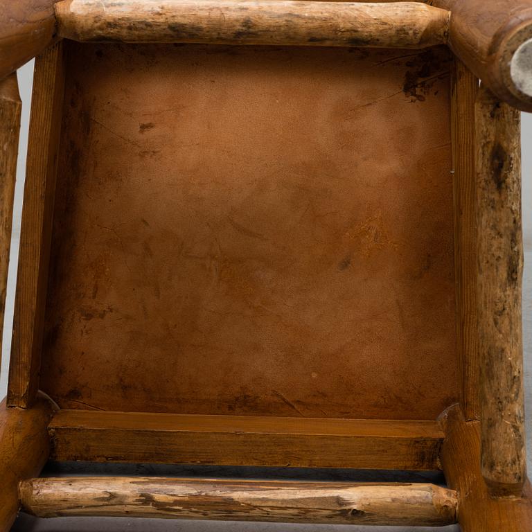 A set of four pine chairs, second half of the 20th century.