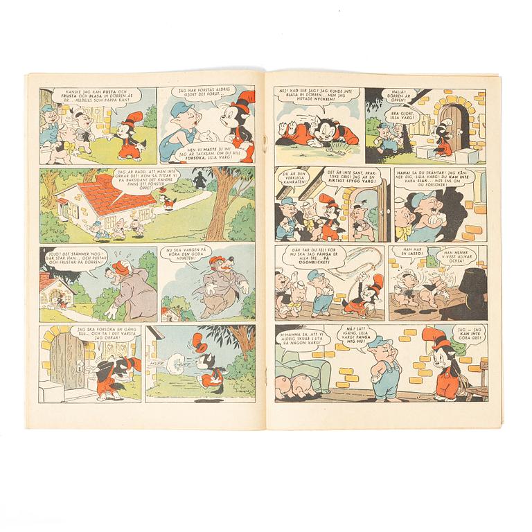 Comic book, Kalle Anka & Co, no. 4, 1948.