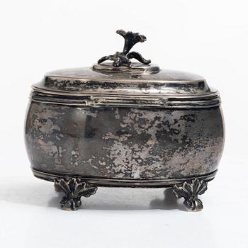 C. Widström, a silver Rococo style casket, Visby 1903.