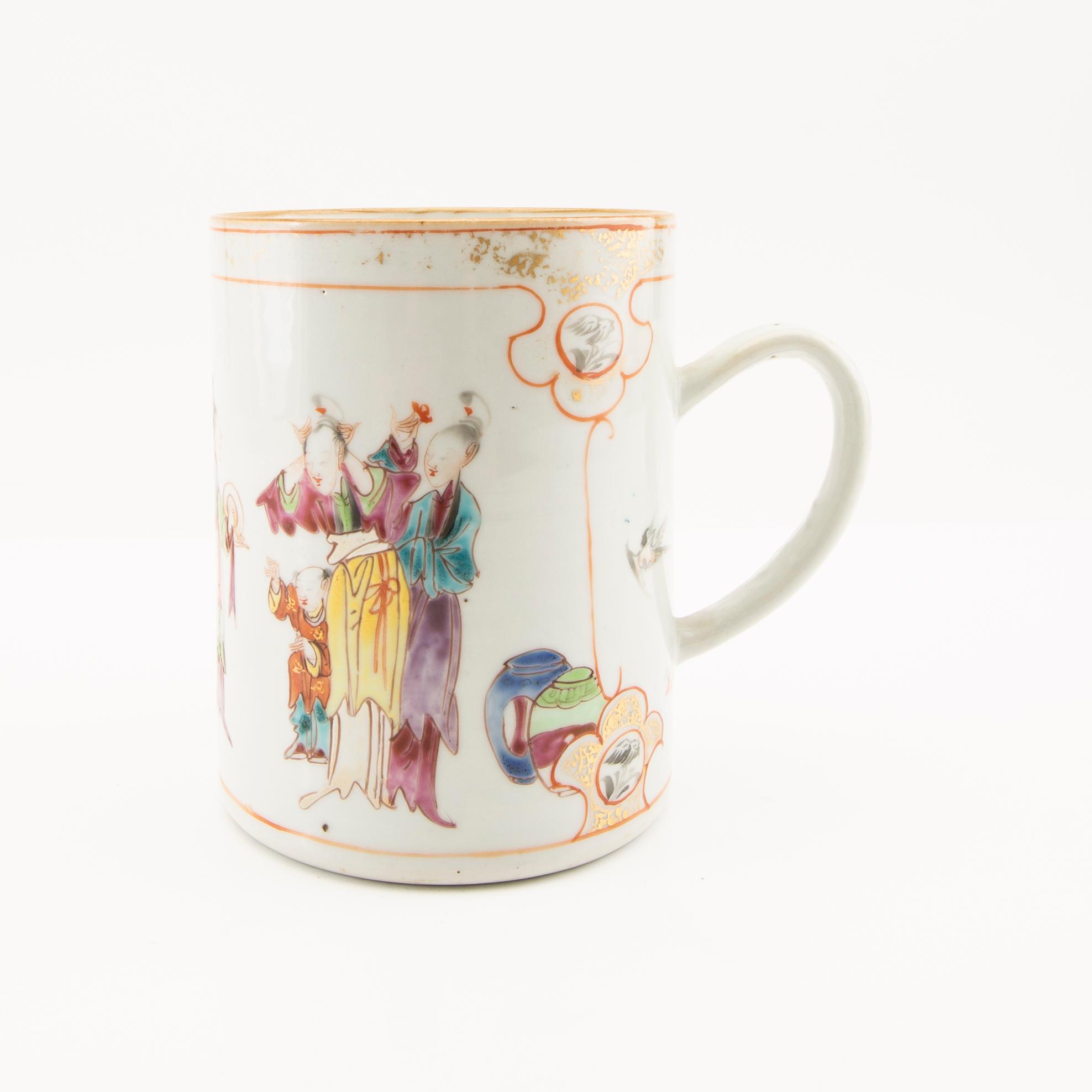 Mugg Kina 1700-talets andra hälft, porslin.