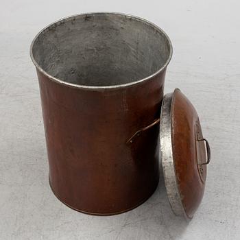 A copper barrel from around 1900.