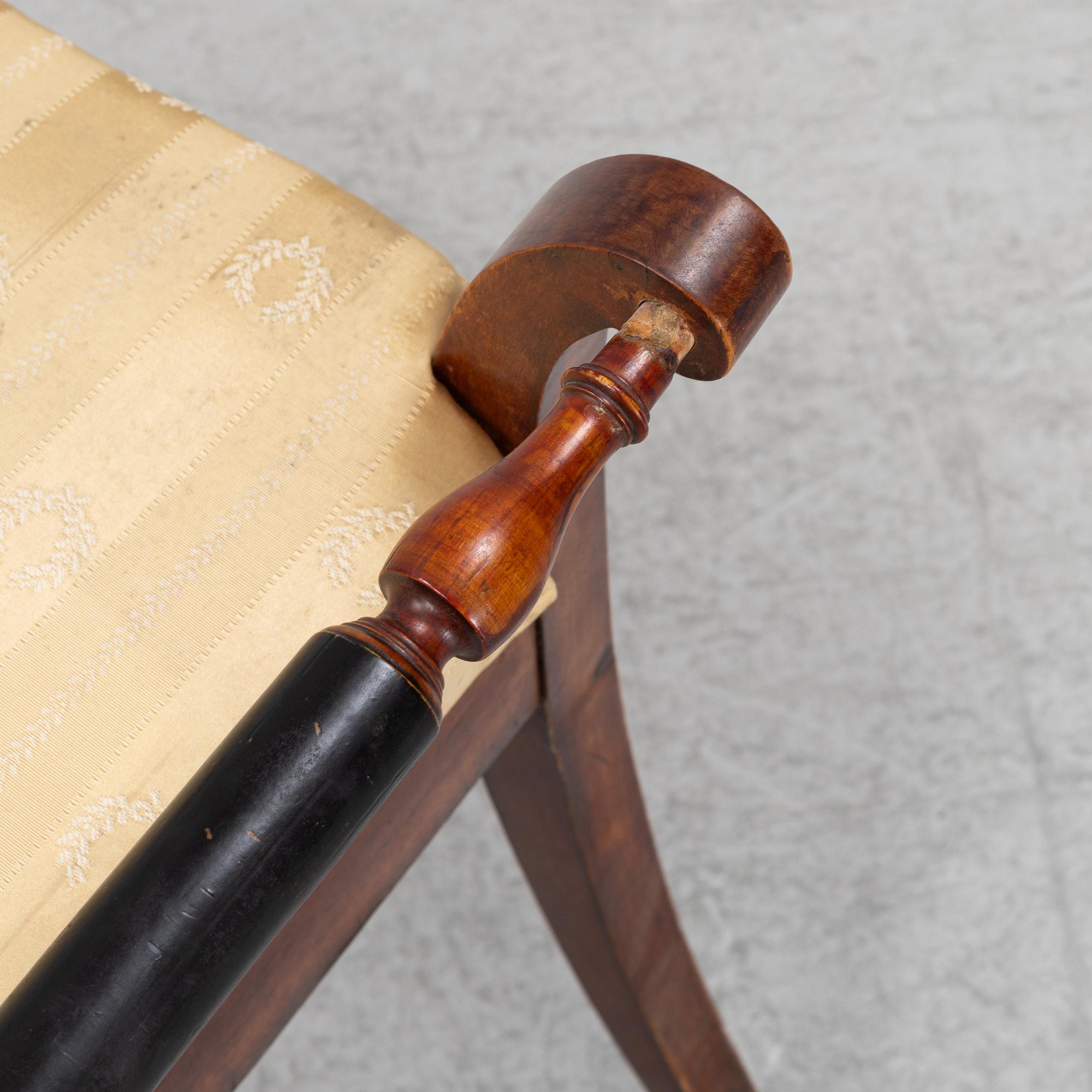 A pair of Swedish Empire stools, first half of the 20th Century.