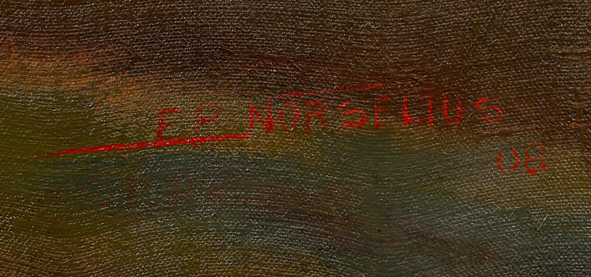 ERIK NORSELIUS, olja på duk, signerad och daterad -08.