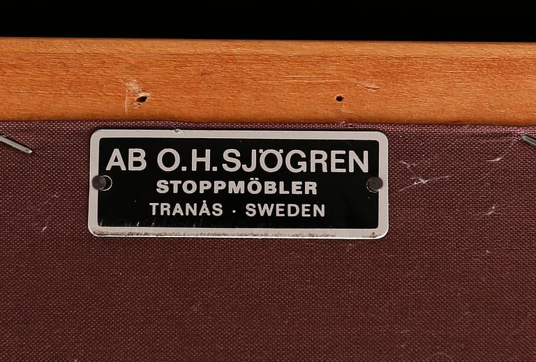 FÅTÖLJ, "Husfadern", Carl Malmsten, O.H. Sjögren, Tranås, 1900-talets andra hälft.