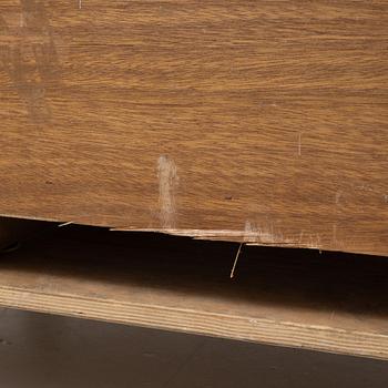 A teak veneered 'Home Office', Newcraft Ltd, England, second half of the 20th Century.