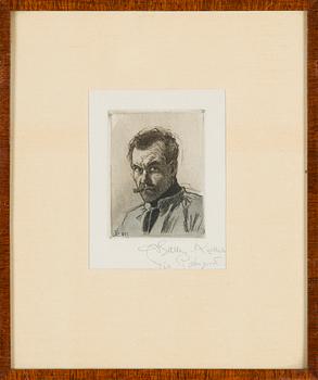 Akseli Gallen-Kallela, Självporträtt.