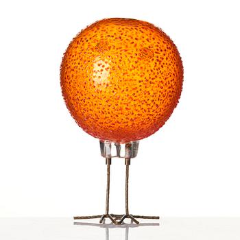 Alessandro Pianon, a "Pulcino" glass sculpture of a bird, Vetreria Vistosi, Italy, 1960s.