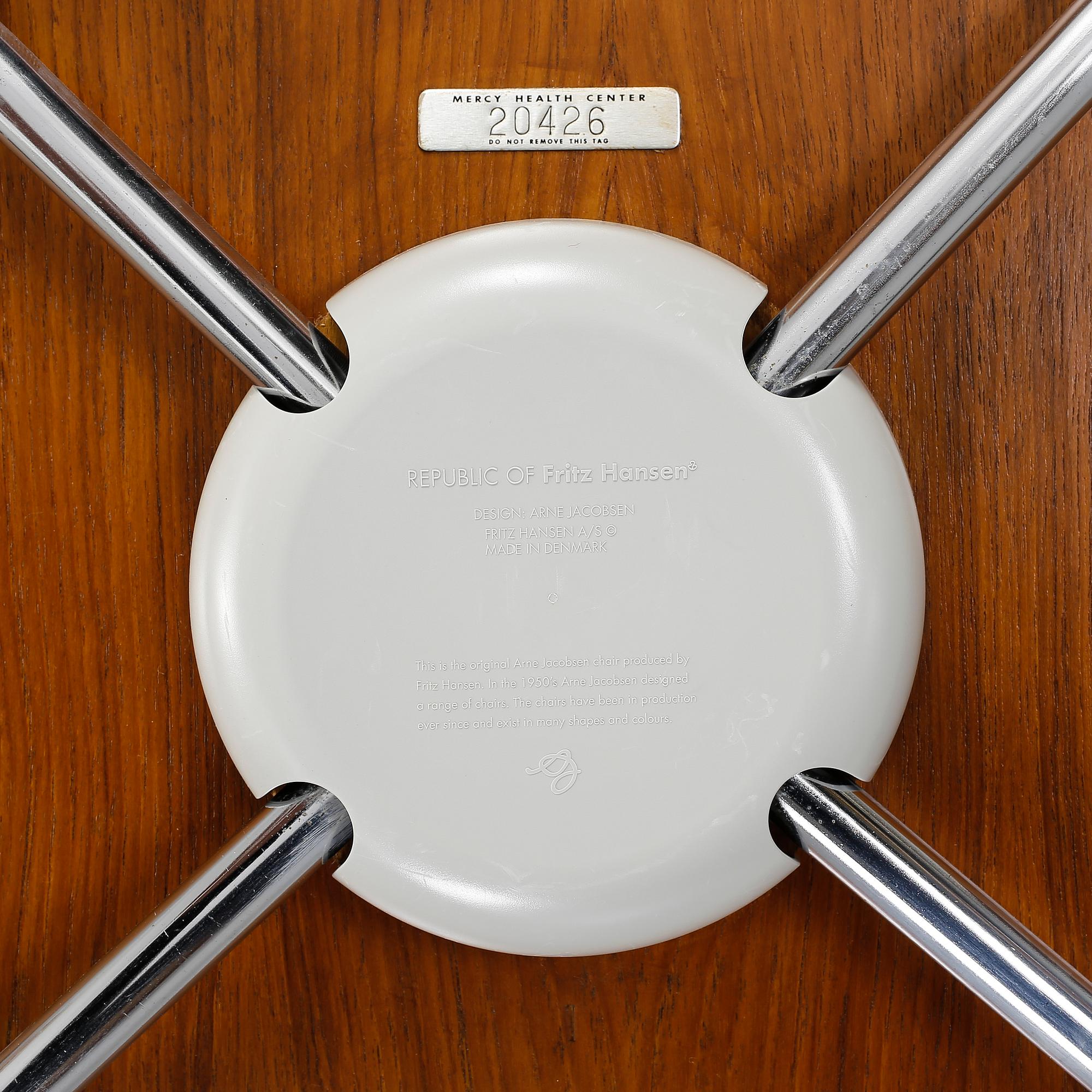 STOLAR 6 st, "Sjuan", Arne Jacobsen, Fritz Hansen, 1990-2000-tal.