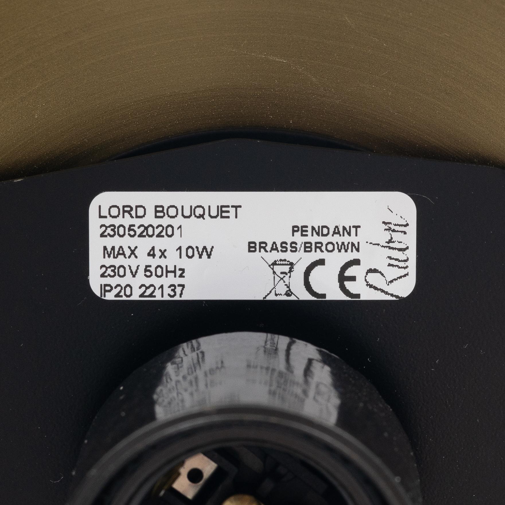 Niclas Hoflin, taklampor, ett par, “Lord Bouquet”, Rubn.