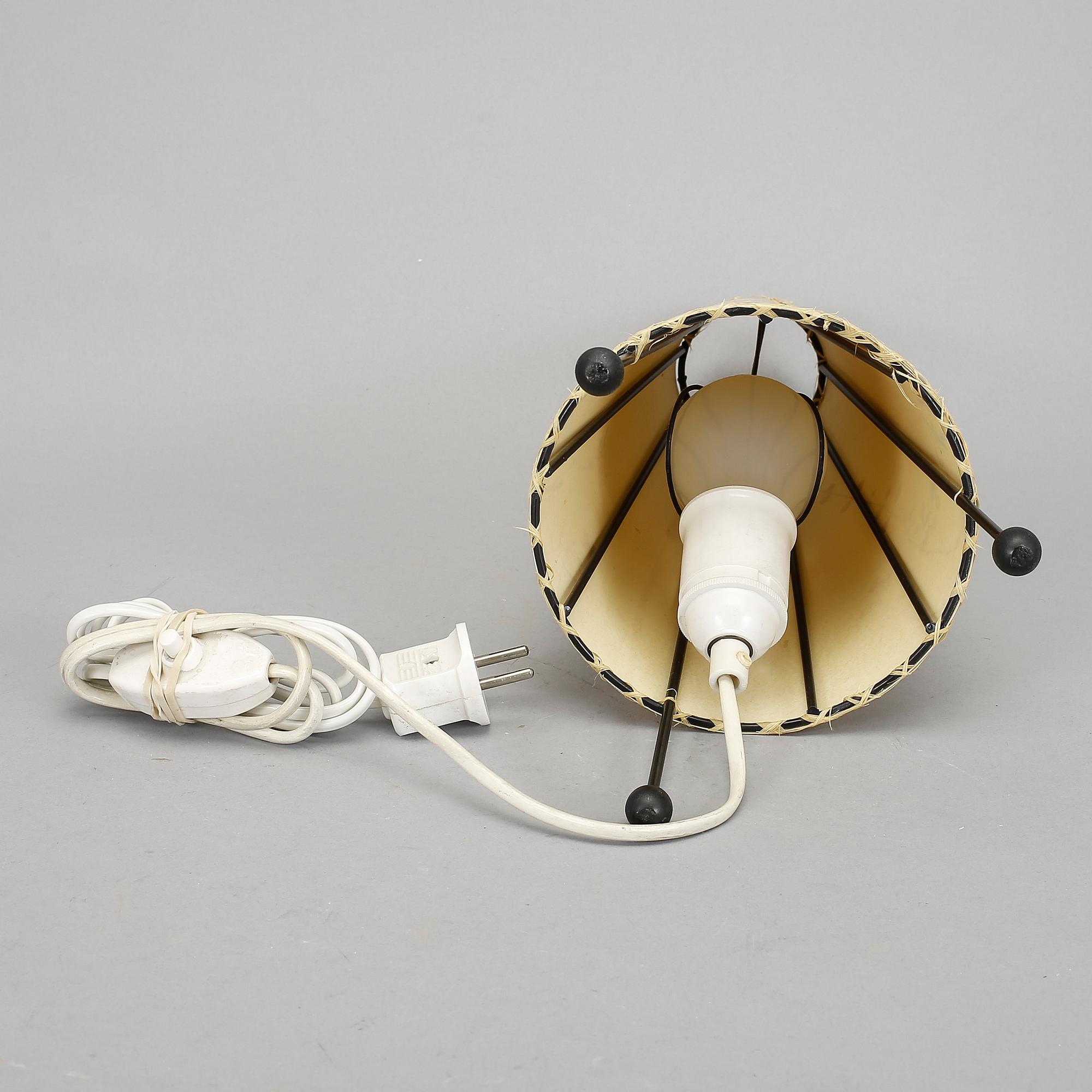 BORDSLAMPA, 1950-60-tal.