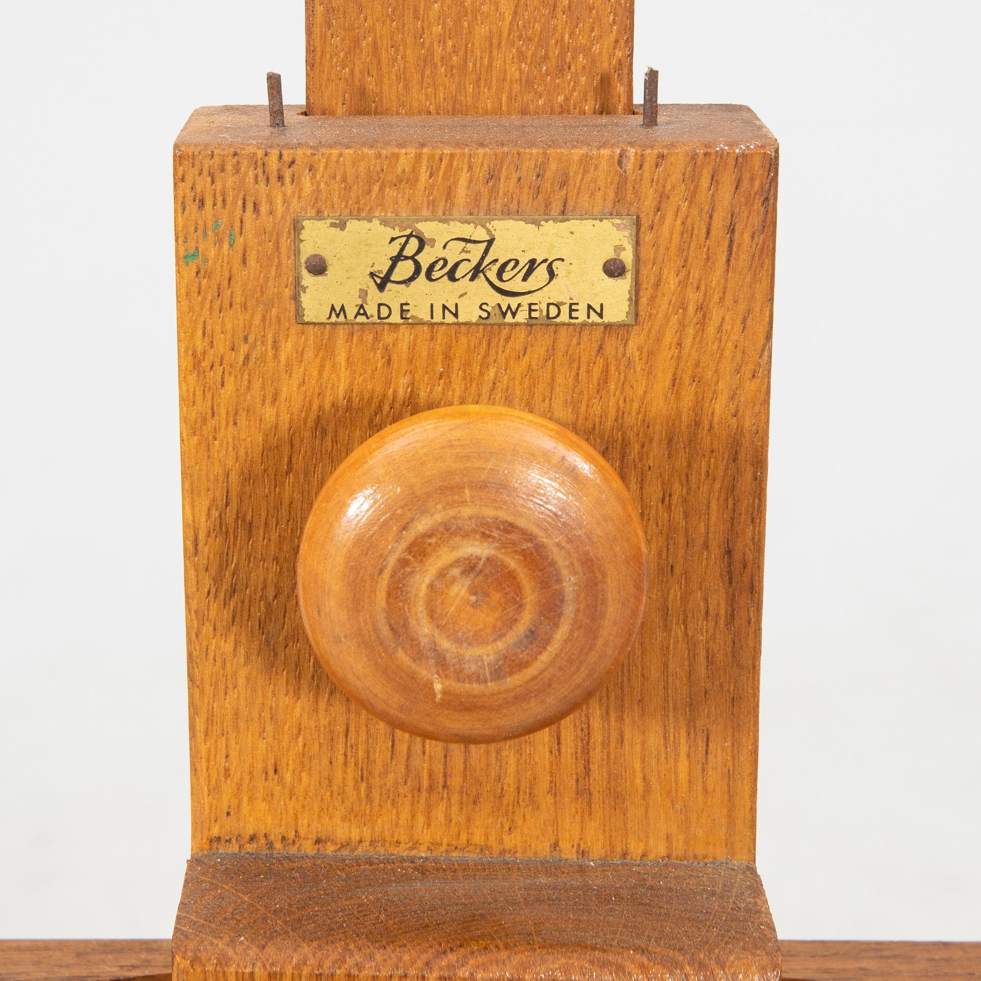 Staffli Beckers 1900-talets mitt/andra hälft.