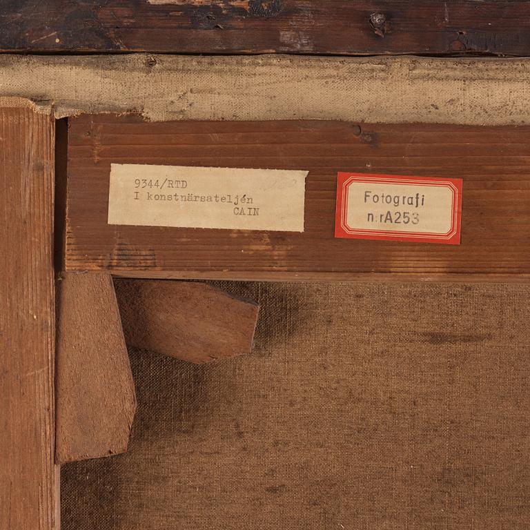 Georges Jules Cain, Framför staffliet.