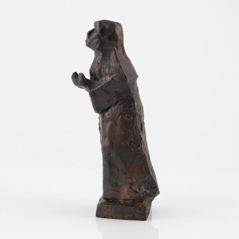 Bror Marklund, sculpture, signed, bronze, height 23 cm.