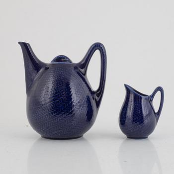 Hertha Bengtson, service, 44 pieces, "Blue Fire", Rörstrand, Sweden.