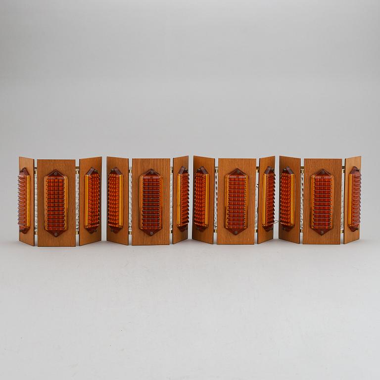 Four 1960/70's wall lights.