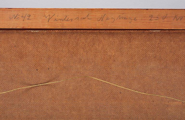 Oskar Bergman, "Vintersol, Neglinge".