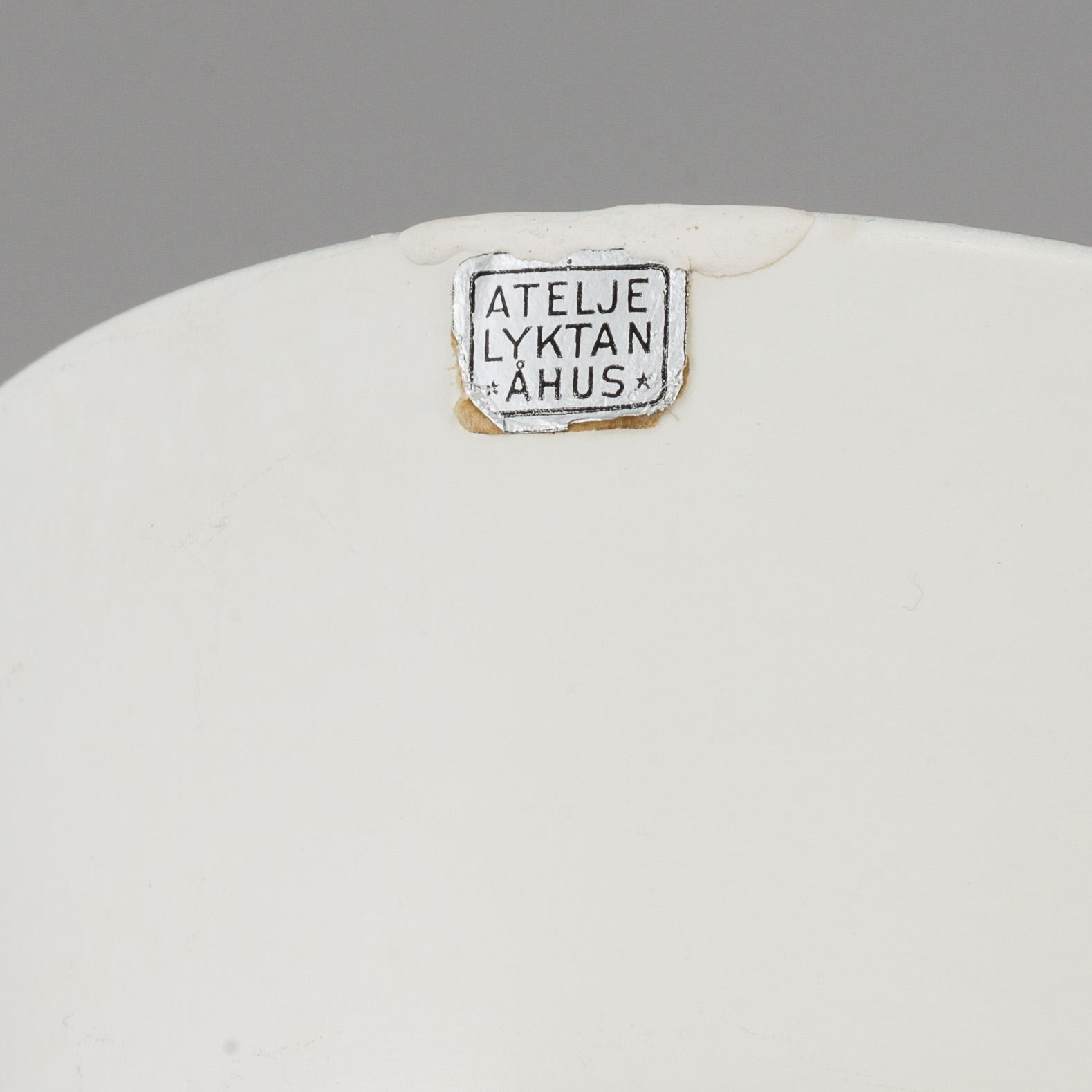 HANS BERGSTRÖM, two ceiling lights, Ateljé Lyktan. Second half of the 20th century.