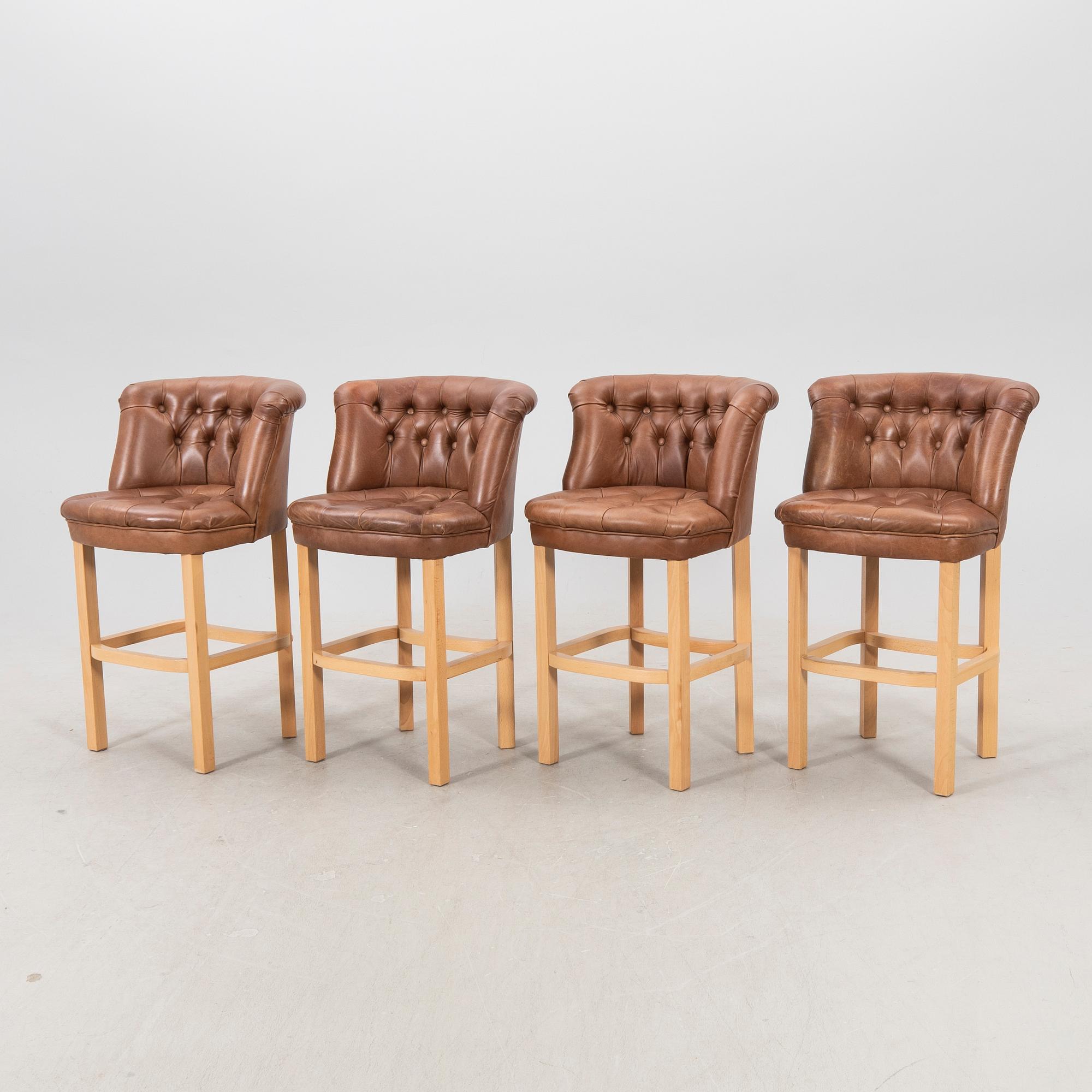 A set of four Milton barstools Lexington 21st century.