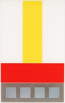 198. Jesús Rafael Soto, "Composicion en amarillo blanco y rojo" from: "Serie Jai-Alai".