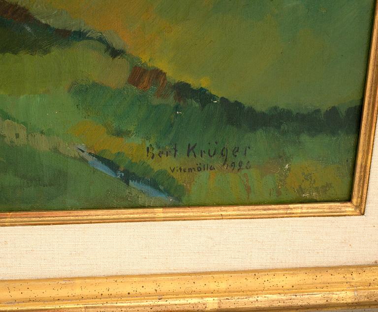 ALBERT KRÜGER, olja på duk, signerad och daterad 1926.