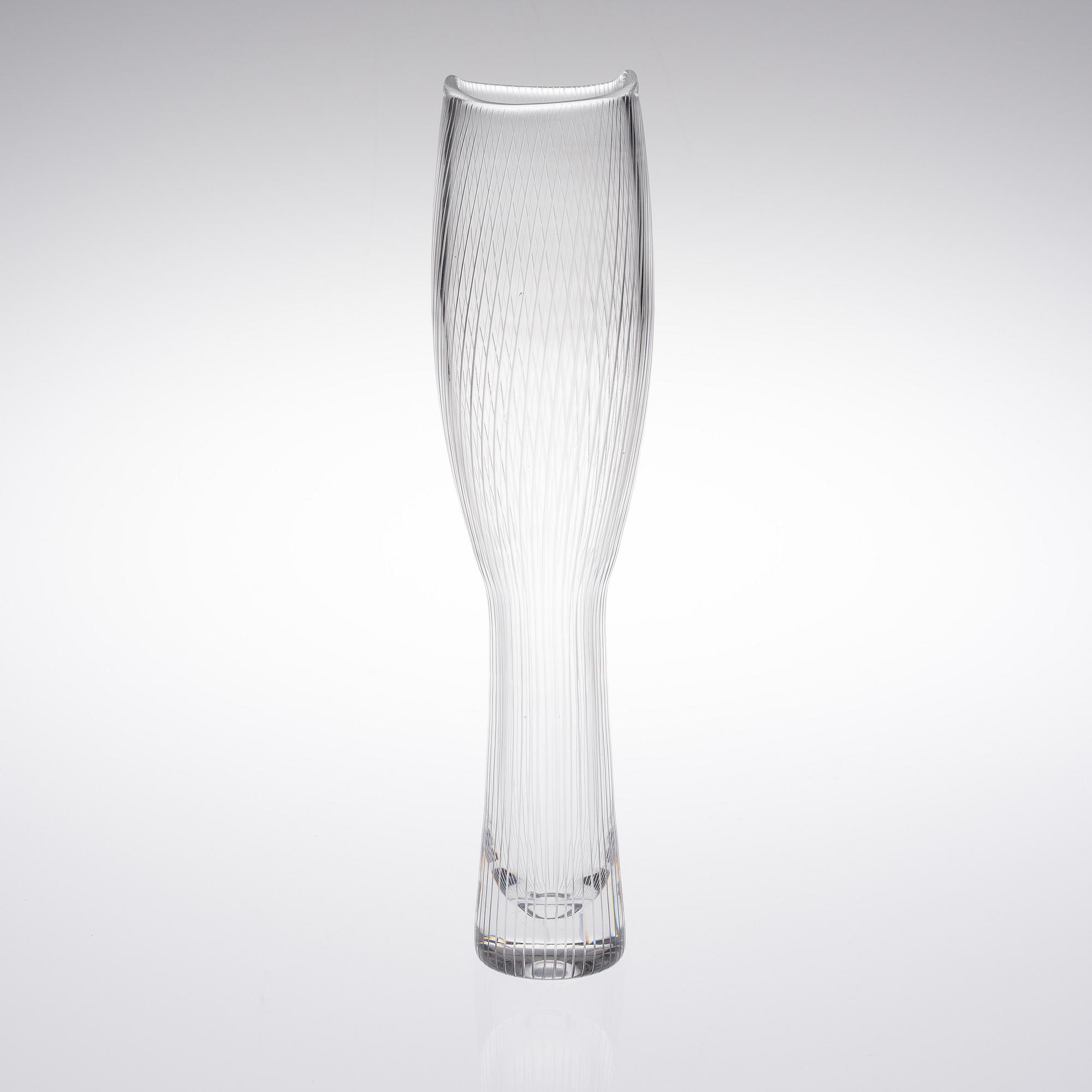 TAPIO WIRKKALA, VASE. Signed Tapio Wirkkala, Iittala. Late 1950s.