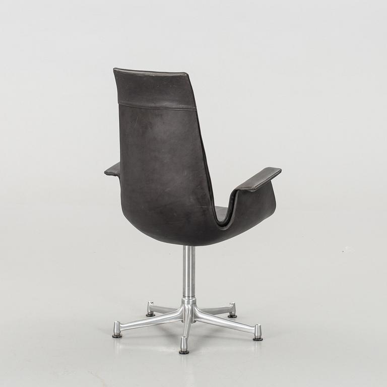 A ARMCHAIR "TULIP" BY PREBEN FABRICIUS & JÖRGEN KASTHOLM FOR KILL INTERNATIONAL DEUTSCHLAND 1960-70'S.