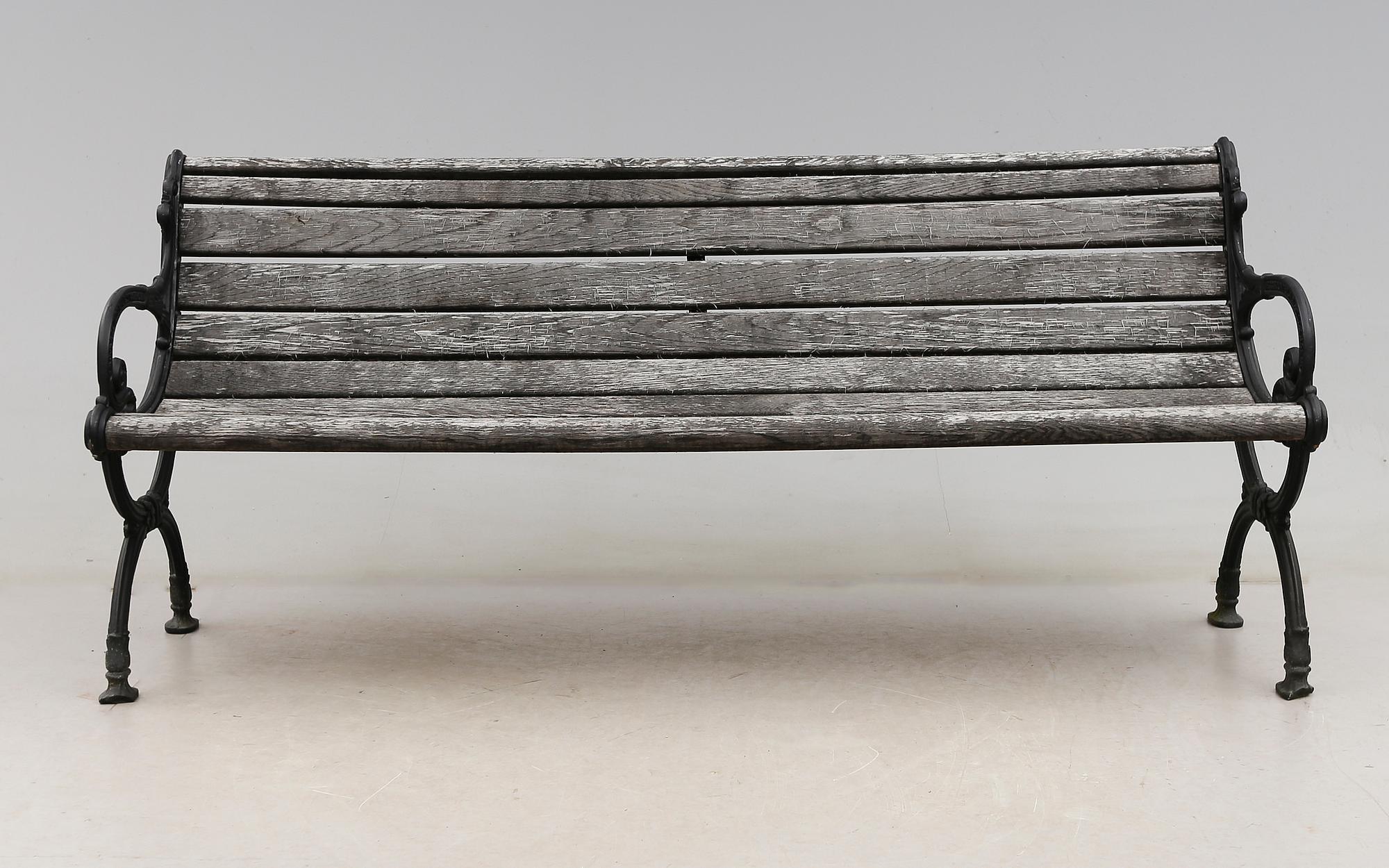 TRÄDGÅRDSSOFFA, J & C.G. Bolinder, AB Stockholm, omkring år 1900.