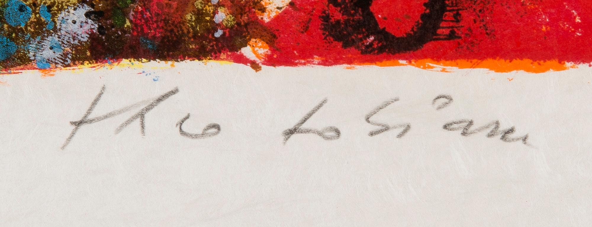 THEO TOBIASSE, litografi, signerad och märkt 94/175.