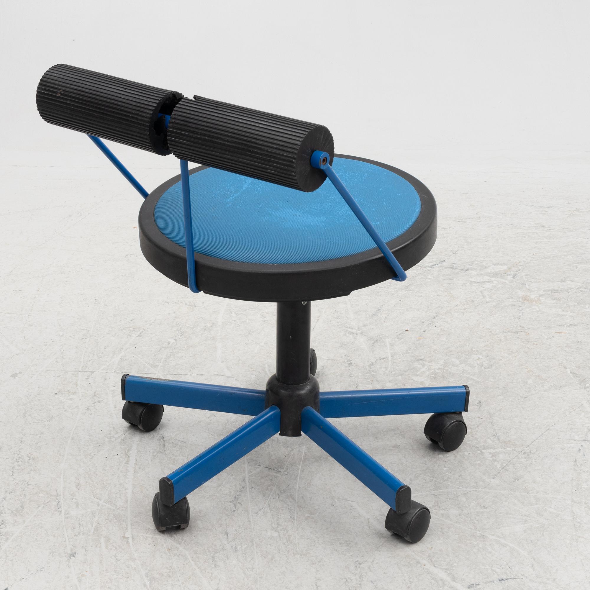 Desk chair, Bieffeplast, Italy, 1980s.