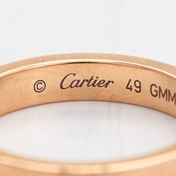 Cartier, ring, 18K roséguld och diamant ca 0.02 ct.