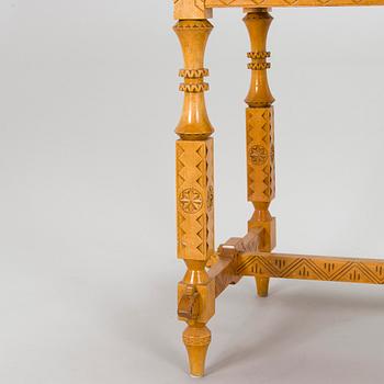 Yrjö Blomstedt, kirjoituspöytä ja jakkara, 1898.