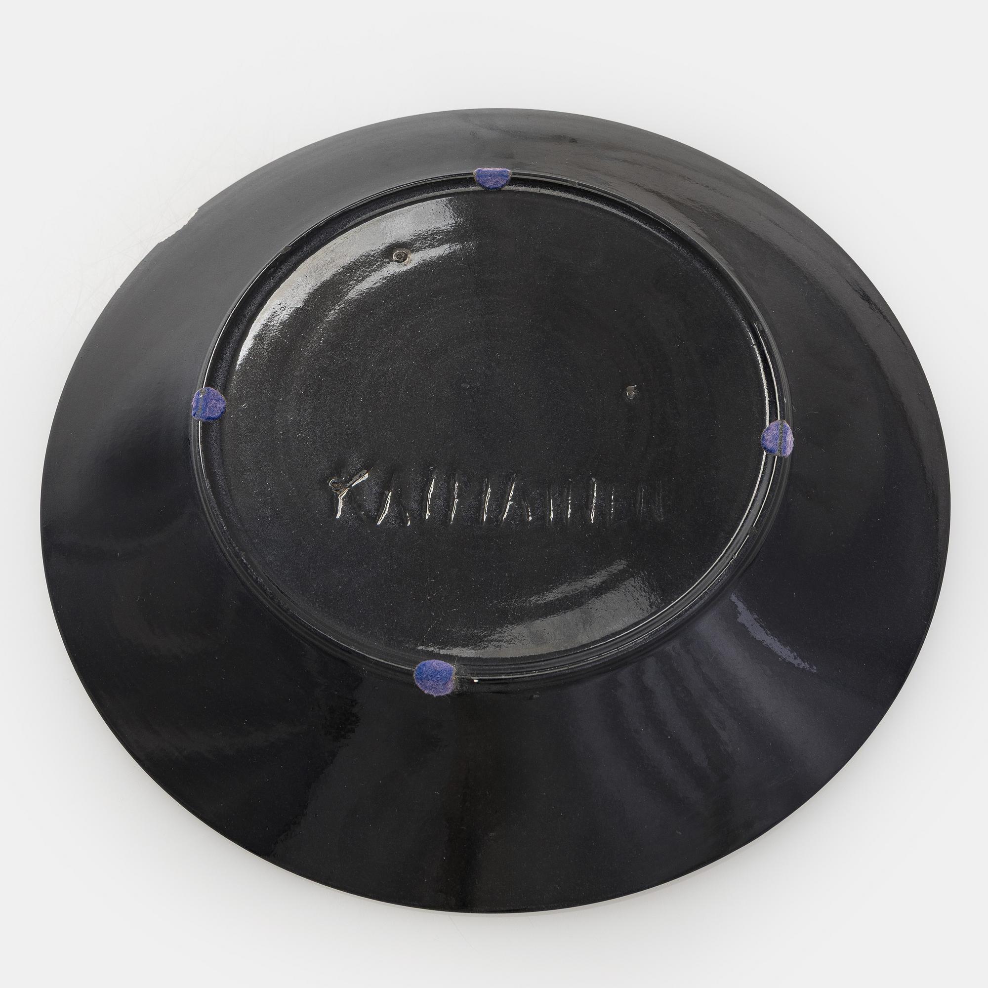 Birger Kaipiainen, Decorative dish, ceramic, signed Kaipiainen.